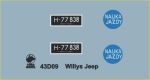 Jeep Willys MB -Pojazd prywatnej szkoy nauki jazdy,lata 50-te